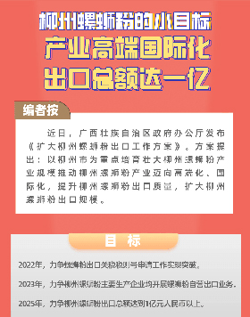 2025年柳州螺螄粉力爭出口破1億元