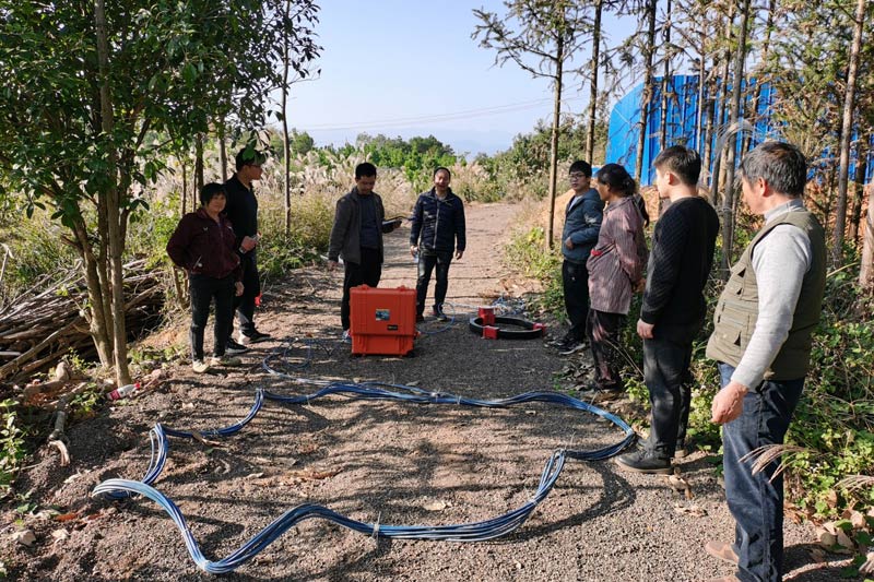 學(xué)校向全州縣捐贈探水雷達水源探測項目。