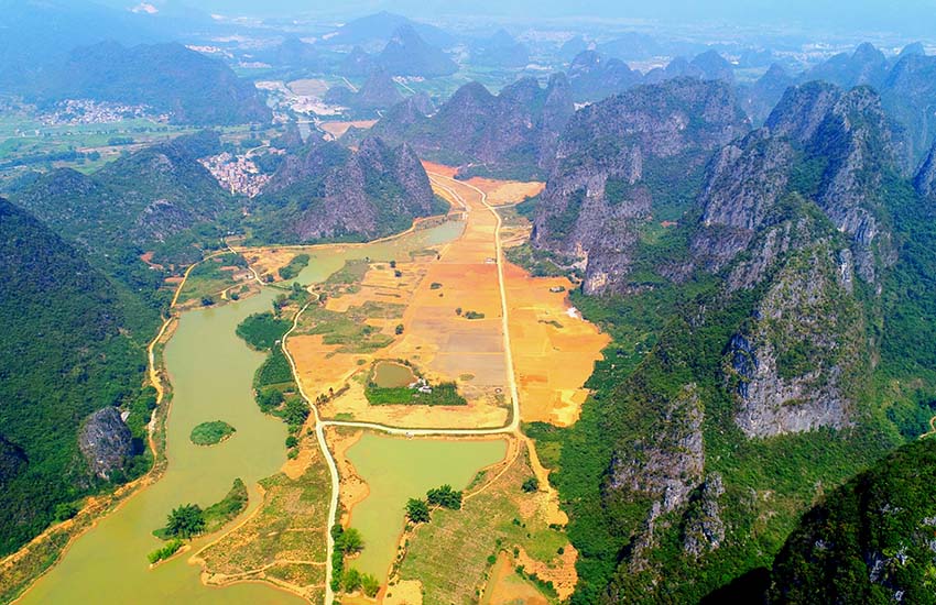 鐘山水墨田園燕塘鎮(zhèn)張屋村明家湖農(nóng)文旅項(xiàng)目。唐誠幫攝