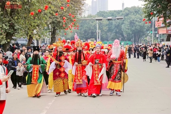 民俗財神巡游活動。桂平市委宣傳部供圖